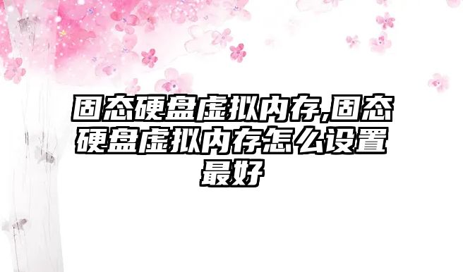 固態硬盤虛擬內存,固態硬盤虛擬內存怎么設置最好